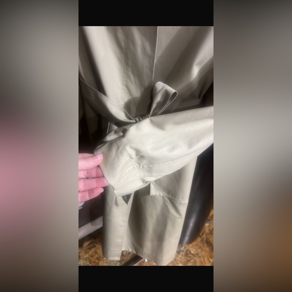 NWT 2nd day Scandinavian Classic Tan Trench Coat - Picture 7 of 9